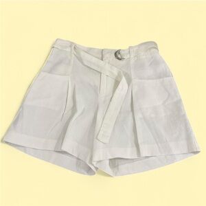 Zara Kids White Shorts with Tie